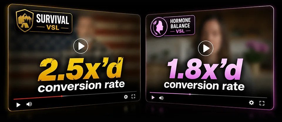 Sales AI Course — proof of 2.5x VSL conversion results